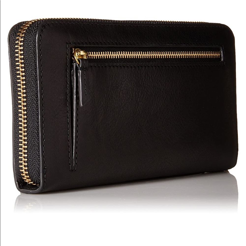 Black fssil wallet leather nwt - Picture 2 of 11